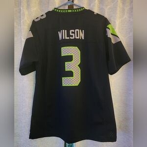 Nike Black and Green Men's Jersey